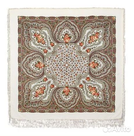 Павловопосадский шерстяной платок