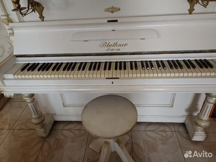 Антикварное пианино Bluthner 1898 г