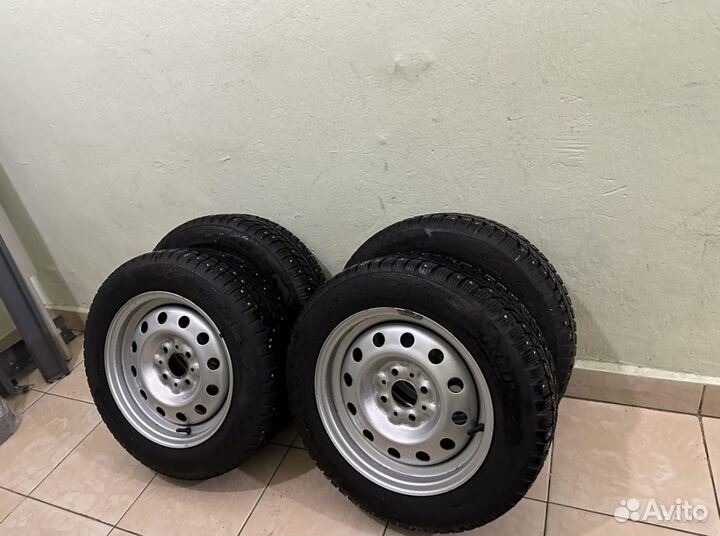 Зимние шип. колеса 185/60R14, на ваз / лада