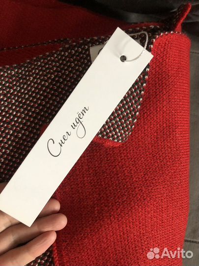 Новый плед Снег идет