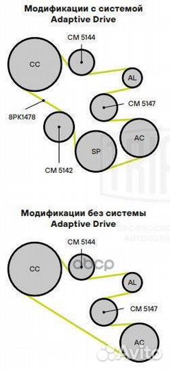 Ролик привод. ремня для а/м BMW X5 E70 (06) CM