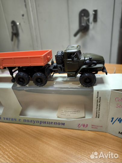 1:43 урал 44202 С полуприцепом