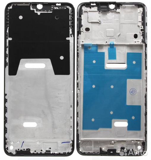 Рамка дисплея для Honor X7a (RKY-LX1) Черная