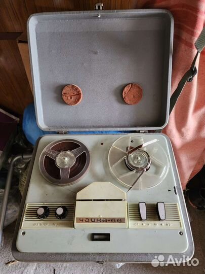 Катушечный магнитофон чайка 66