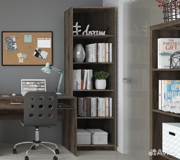 Открытый стеллаж Непо REG60, дуб монастырский