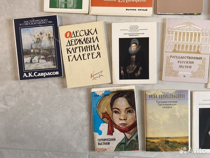 Наборы открыток с картинами, городами