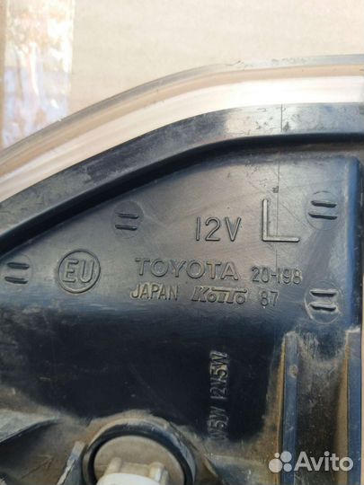 Фонарь левый передний Toyota Carina II, оригинал