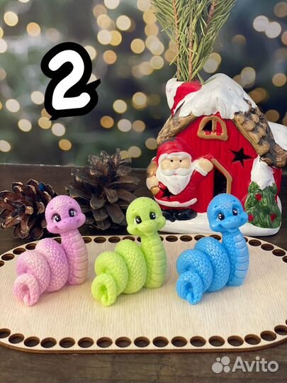 Мыло ручной работы, символ 2025 змея