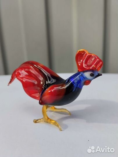 Петушок из стекла