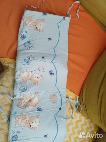 Бампер для детской кроватки, не использовался