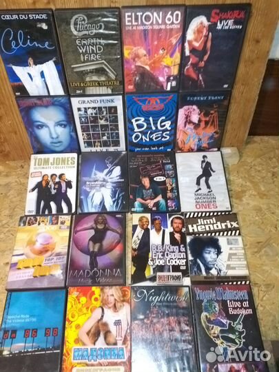 DVD клипы,концерты