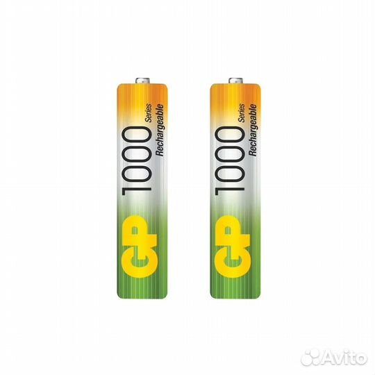 Аккумулятор GP 1000mAh аaa/HR03 NiMh бл/2шт