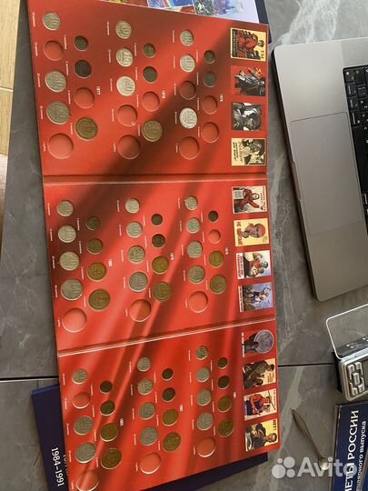 Коллекция монет СССР 1961-1991 гг 3 тома