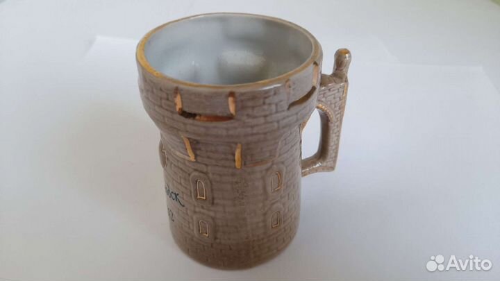 Кружка кисловодск ручная работа башня фарфор