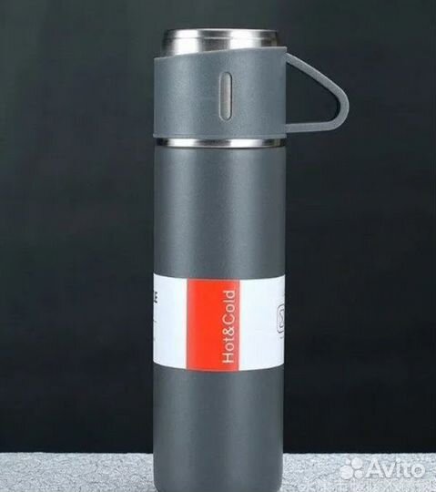 Подарочный набор термос + 2 кружки (QZ-16)