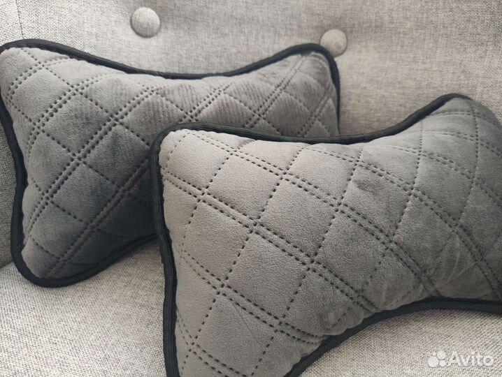 Подушки 2шт на подголовник в авто