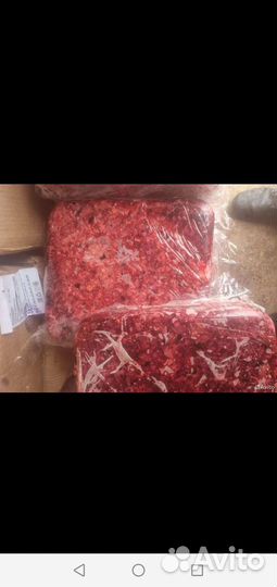 Фарш говяжий для собак