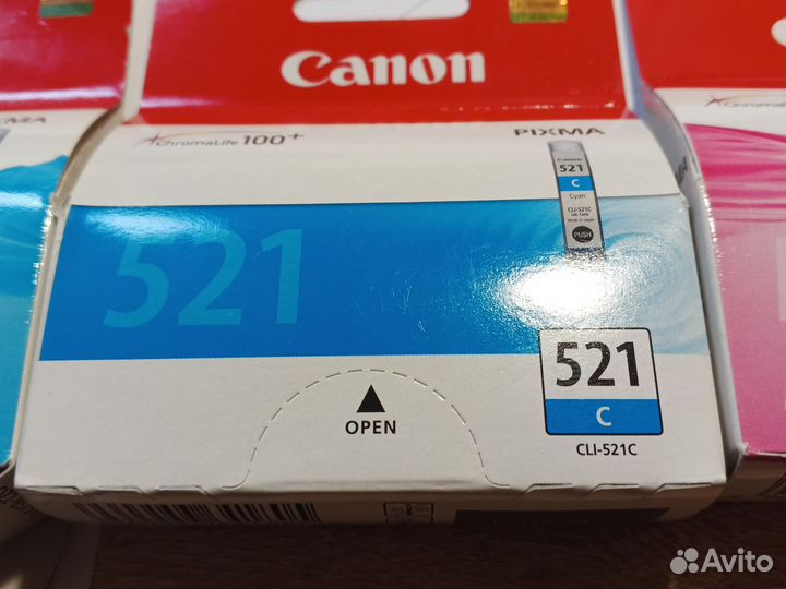 Картриджи для canon pixma series (521 )