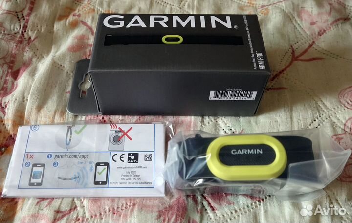 Garmin HRM-PRO, датчик пульса, новый