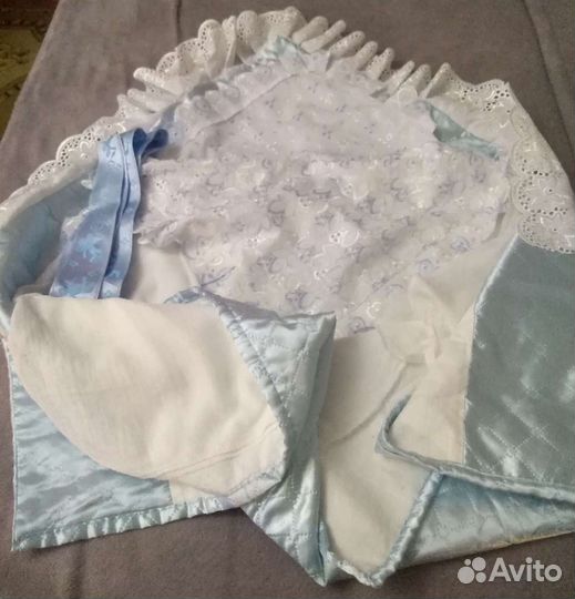 Конверт на выписку для мальчика летний