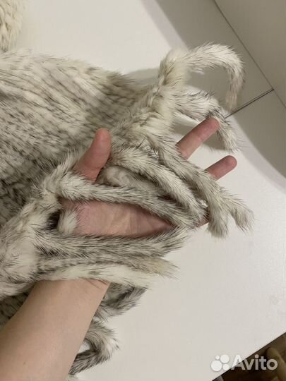 Шарф (палантин) из натурального меха норки