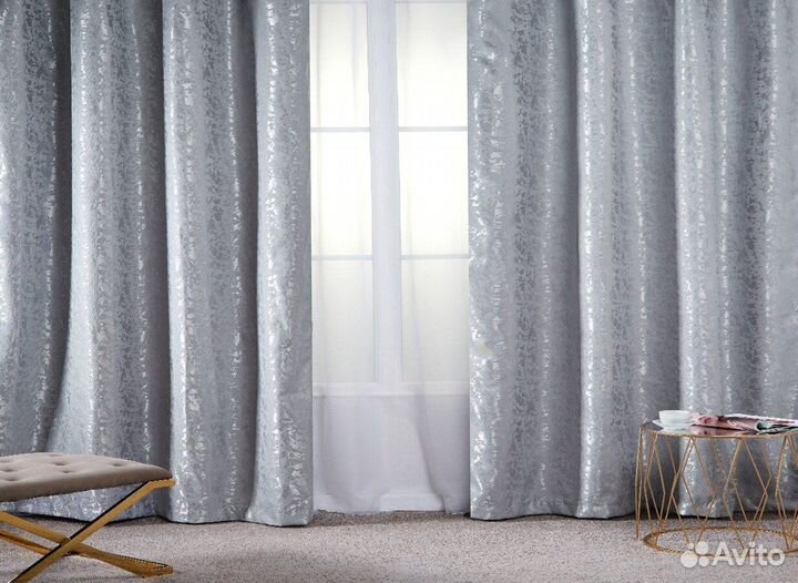 Шторы мрамор новые