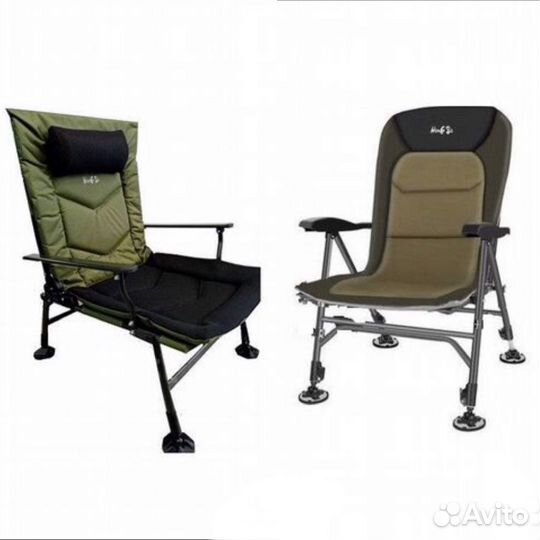 Кресло карповое туристическое арт. 1001 зеленое