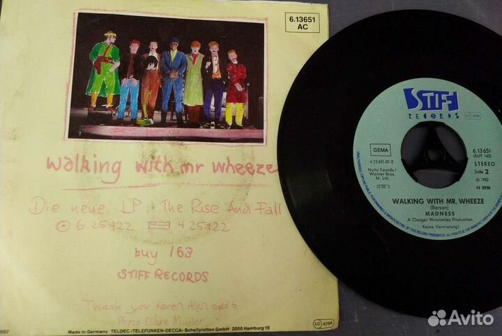 Madness Our House винил single 1982 Германия