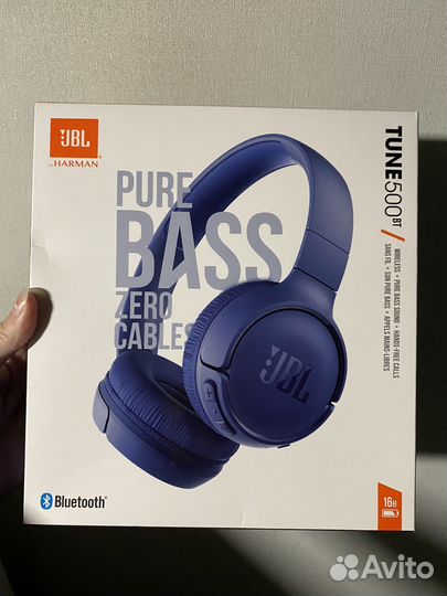 Наушники jbl tune500 беспроводные синие