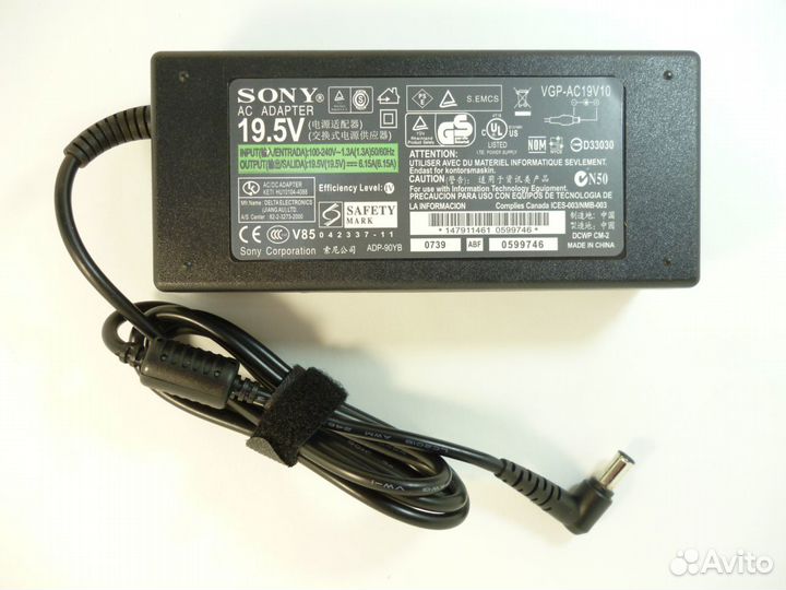 Новый блок питания Sony 120W 19.5V 6.15A (6.5x4.4)