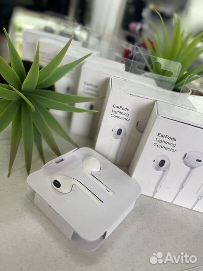 Наушники проводные с Lightning (новые, гарантия)