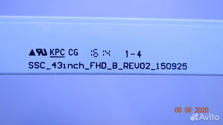 SSC 43inch FHD A REV02 150925 SSC 43inch FHD B REV