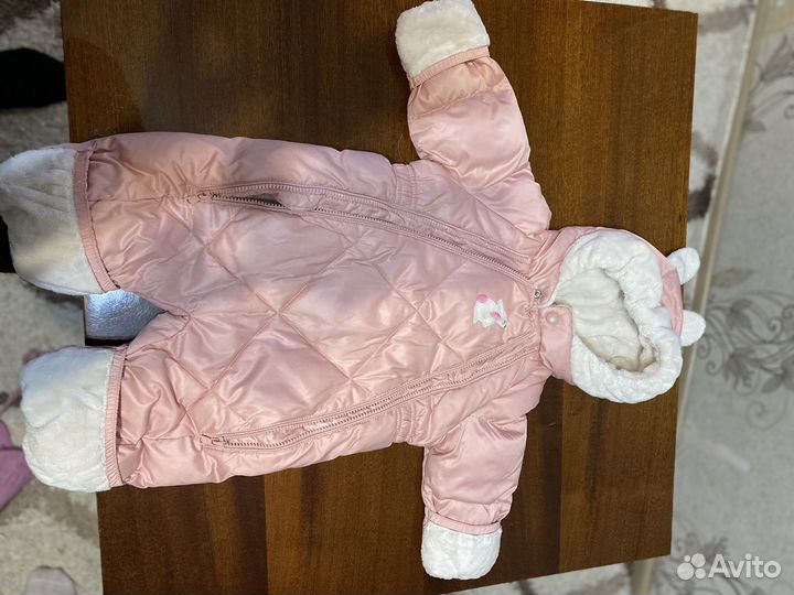 Зимний комбинезон для девочки 68 р