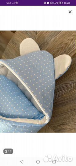 Летний конверт-одеяло для новорождённого