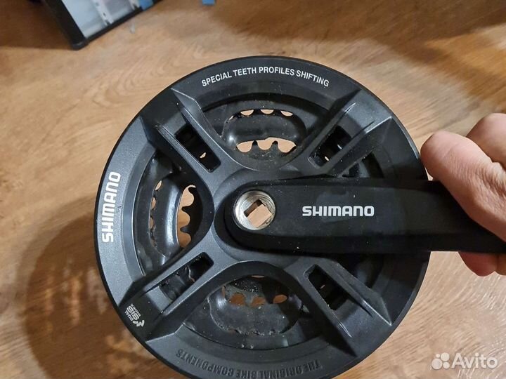 Система шатунов Shimano для велосипеда бу