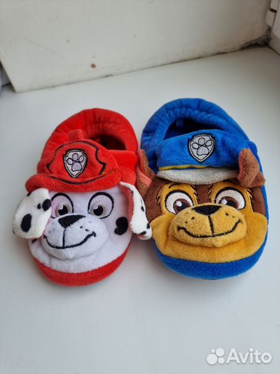 Тапочки пинетки детские щенячий патруль