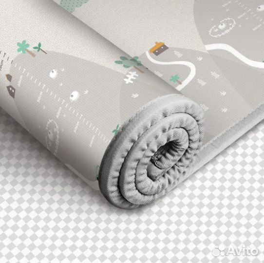 Детский коврик для ползания мягкий