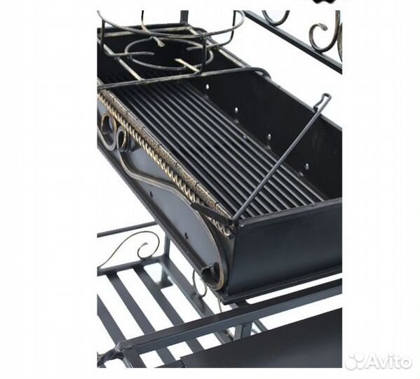 Мангал с крышей Лидер Про