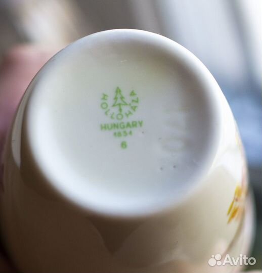 Фарфор Hollohaza, Венгрия 60е. Штоф и стаканы