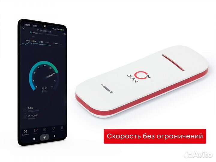 4G Модем с Wi-Fi + МТС безлимит сим