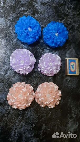 Банты из оргазмы с атласным краем