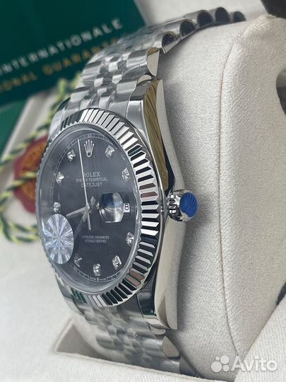 Часы Rolex datejust 41mm black dial