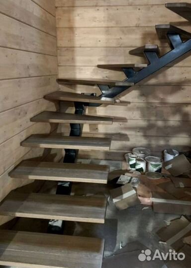 Облицовка бетонных лестниц