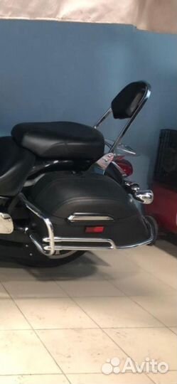 Yamaha xvs 950 задняя спинка с багажником