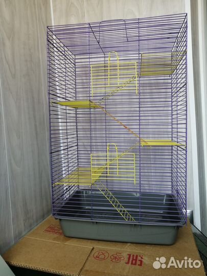 Клетка для грызунов 5 этажей