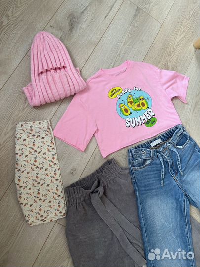 Пакет вещей для девочки zara 116, 122, 128
