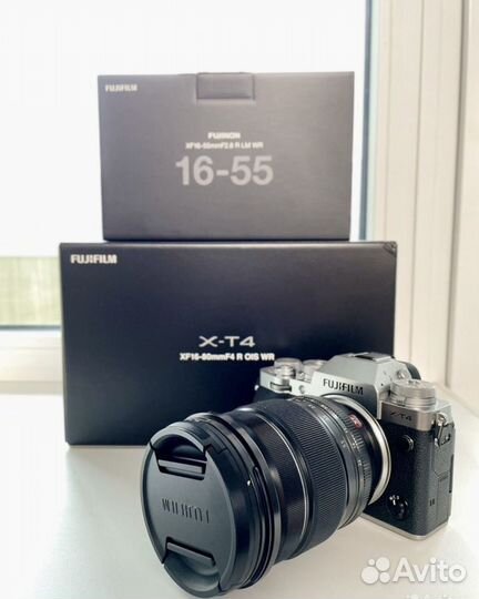 Фотоаппарат Fujifilm xt4+16-55 2.8 и XF56mmf1.2R
