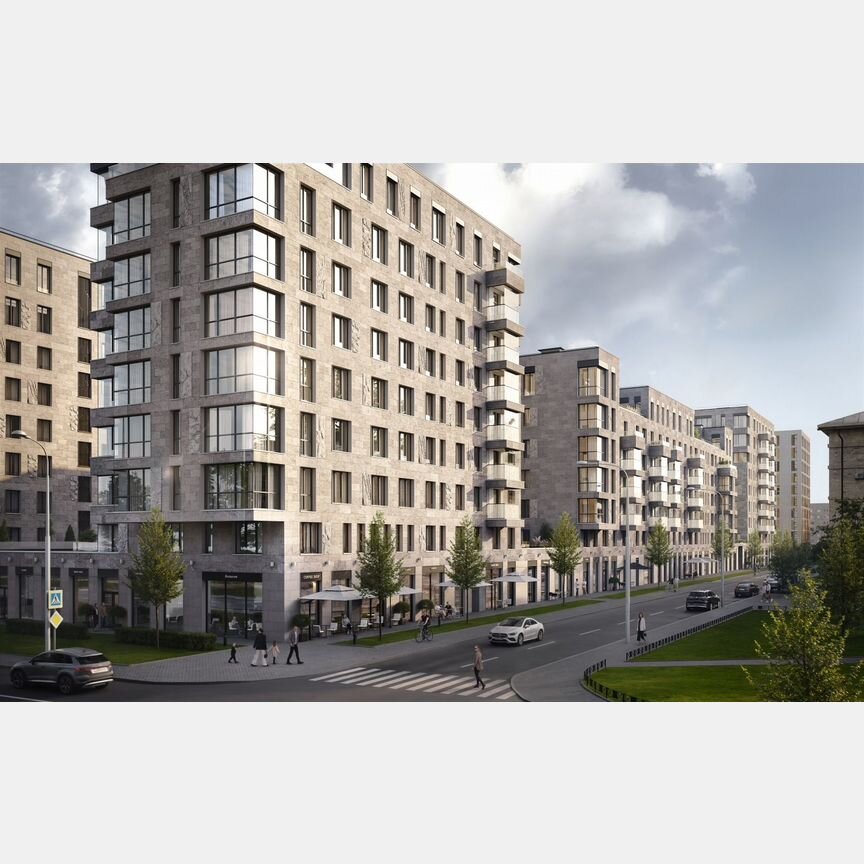 1-к. квартира, 60,2 м², 9/9 эт.