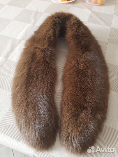 Меховой воротник песец