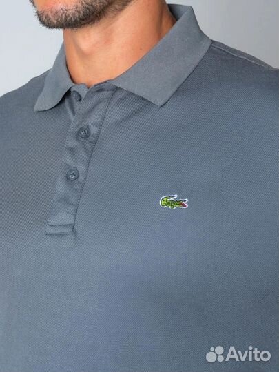 Polo lacoste мужское длинный рукав